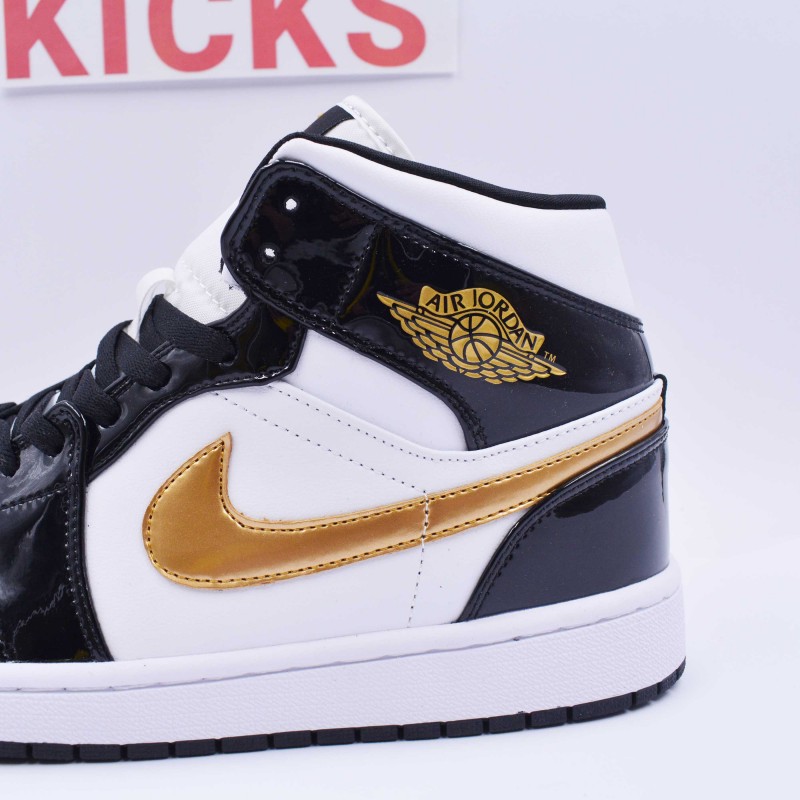 nike air jordan 1 patent leather gold